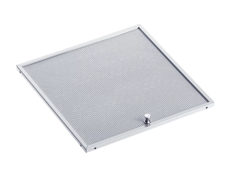 Grease filter  Made from high-quality stainless steel. GREASEFILTERMETAL271X268X9