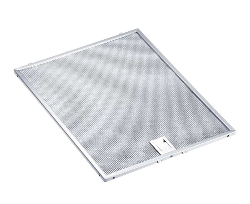 Grease filter  Made from high-quality stainless steel. GREASEFILTERMETAL361X276X9
