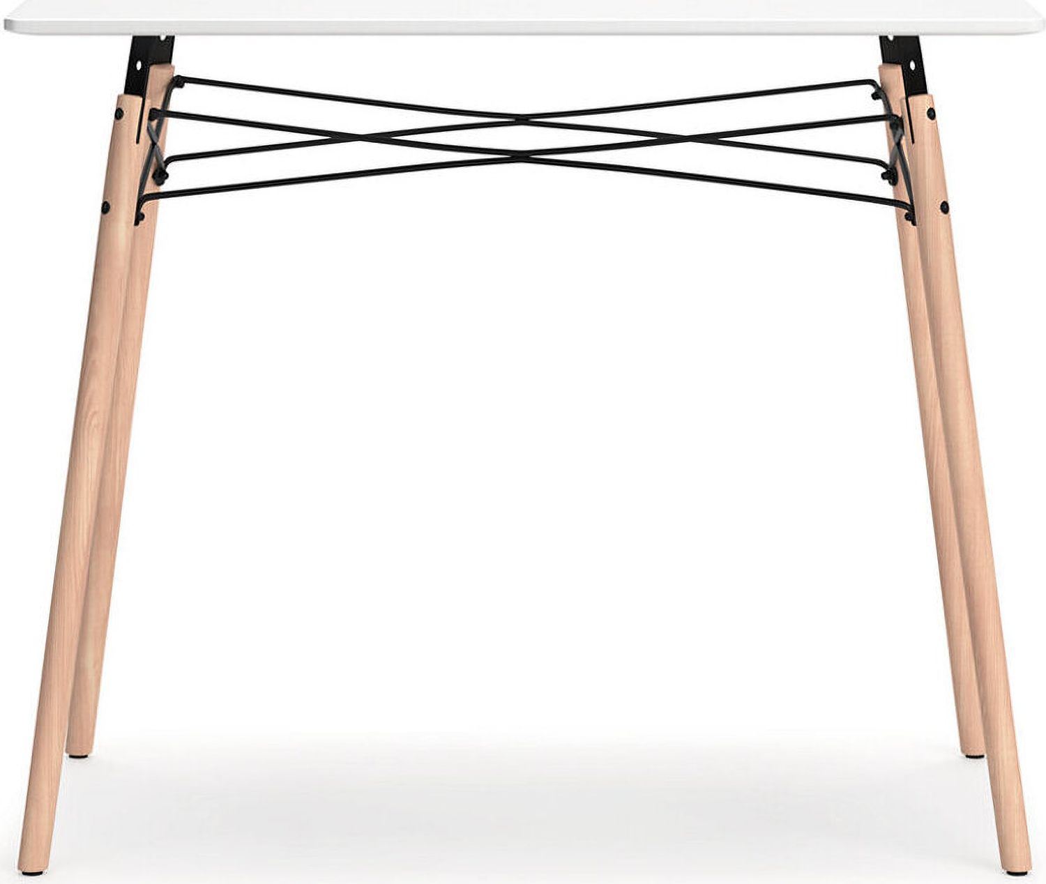 Jaspeni White/Natural Home Office Desk H020110