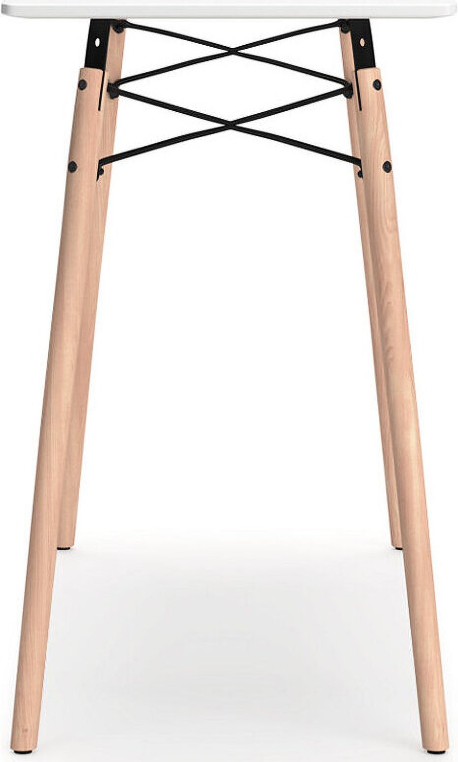 Jaspeni White/Natural Home Office Desk H020110