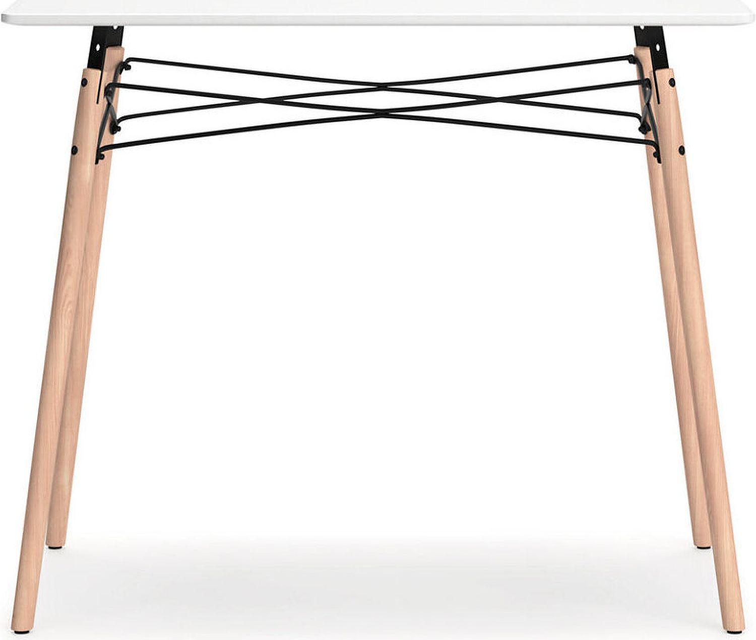 Jaspeni White/Natural Home Office Desk H020110