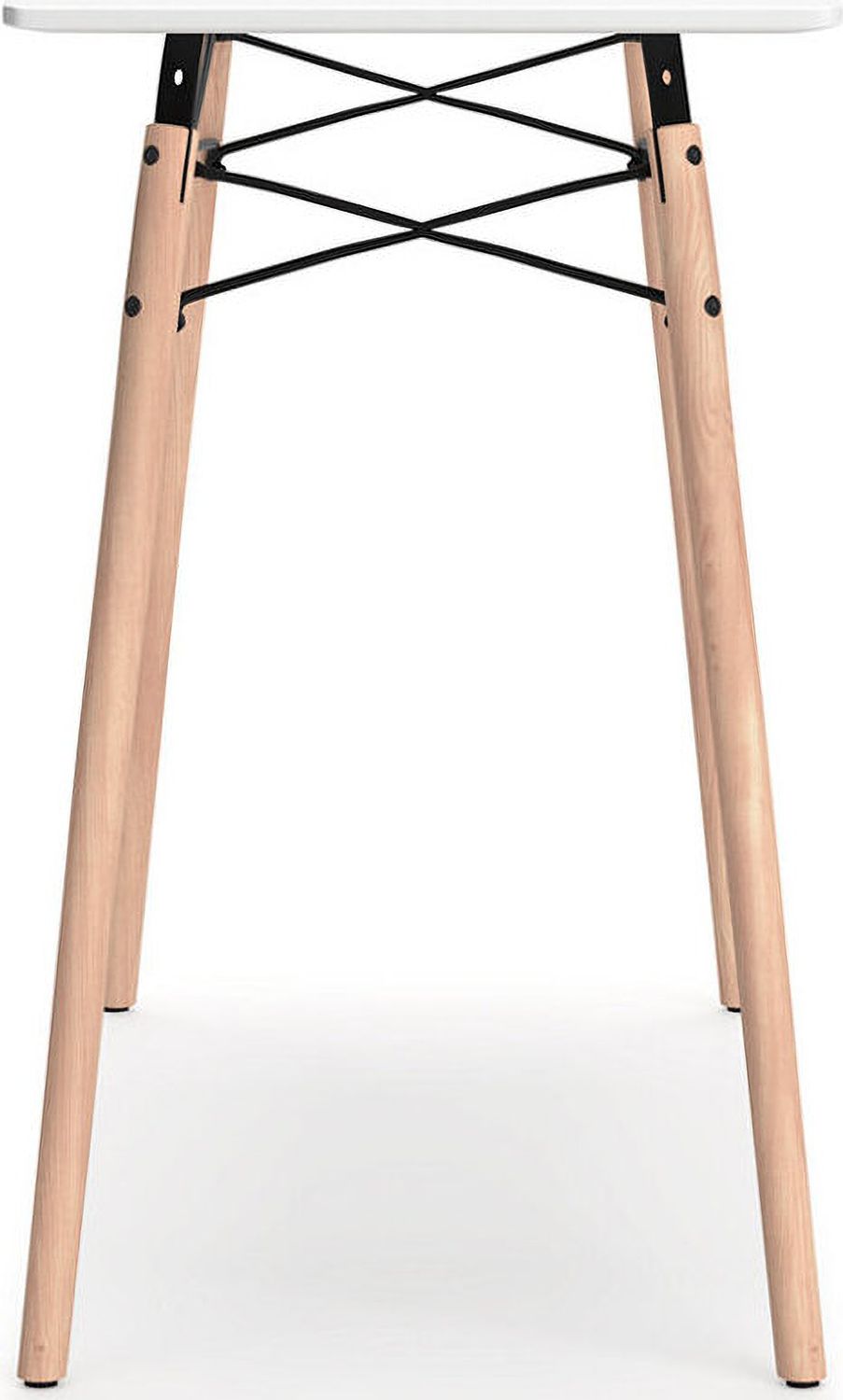 Jaspeni White/Natural Home Office Desk H020110