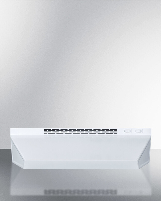 24" Under Cabinet Convertible Range Hood with Plug H1624PTCRDWH