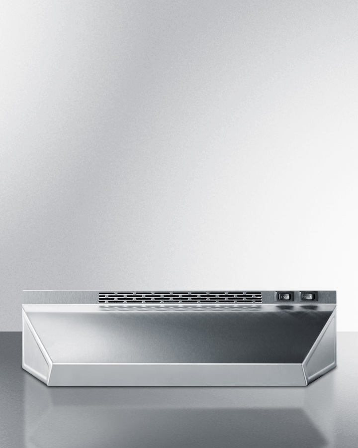 20" Under Cabinet Recirculating Range Hood with Plug H1720PTCRDSS