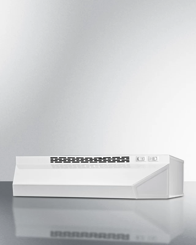 Summit 36" Under Cabinet Ductless Range Hood White H1736W Picture 1