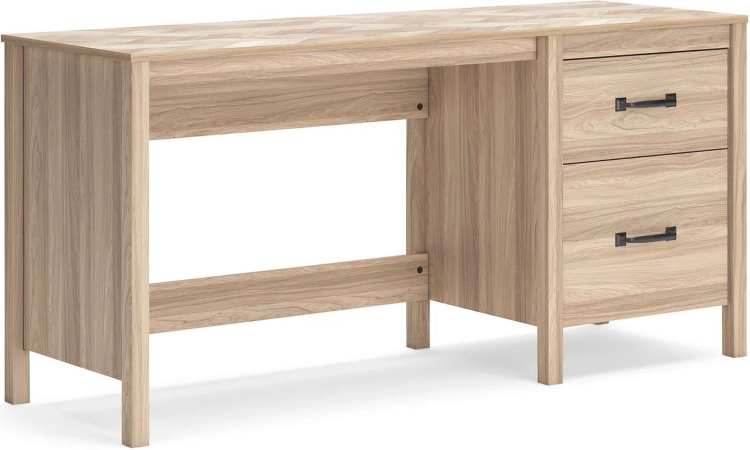Battelle 60 Inch Home Office Desk In Tan H3929134