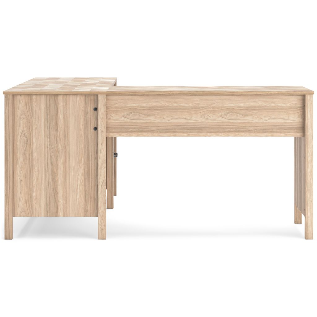 Battelle 60 Inch Home Office Desk In Tan H3929134