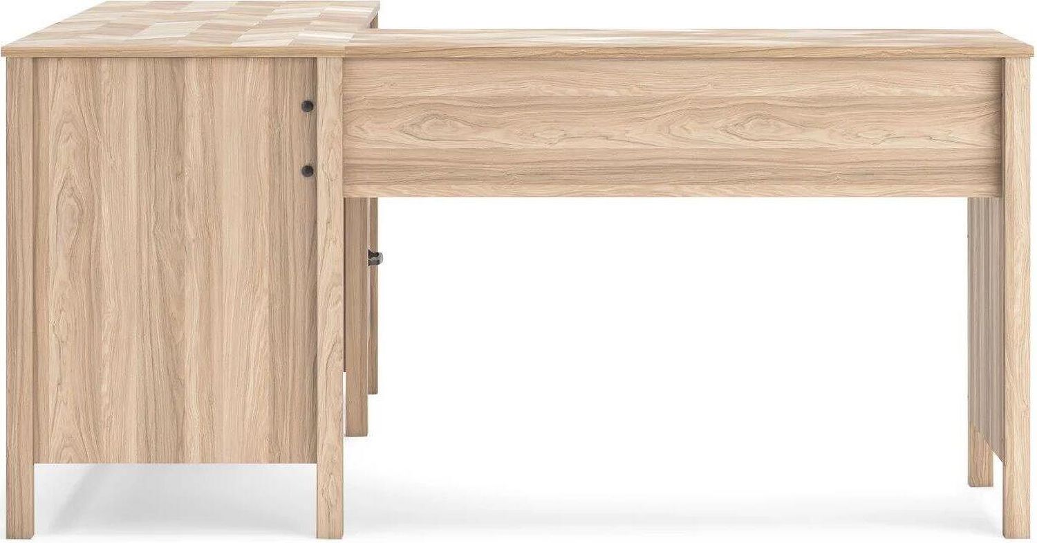 Battelle 60 Inch Home Office Desk with Return In Tan H3929H1