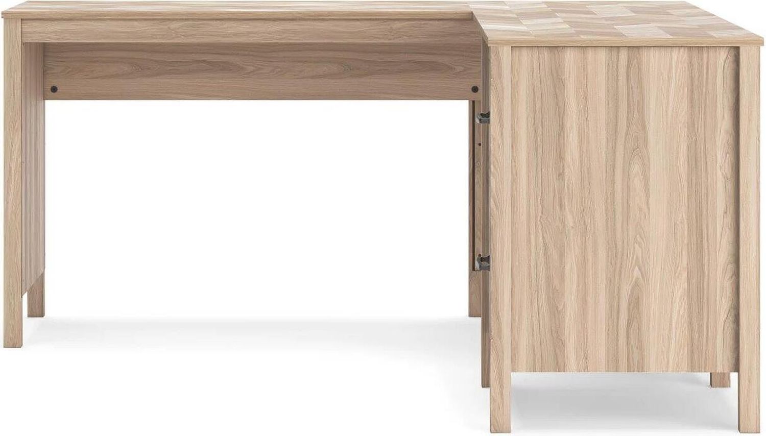 Battelle 60 Inch Home Office Desk with Return In Tan H3929H1