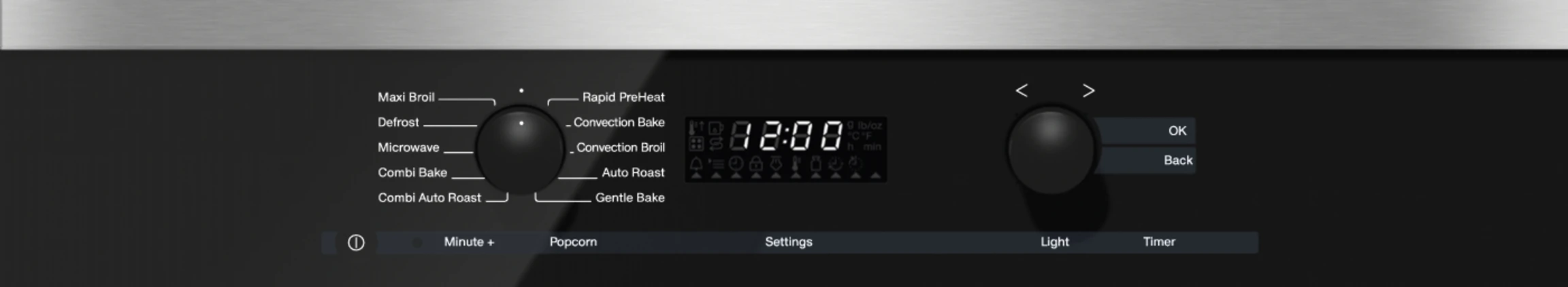 24 Inch Speed Oven With electronic clock/timer and combination modes for quick, perfect results. H6100BMAM
