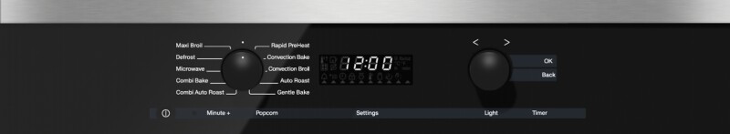 24 Inch Speed Oven With electronic clock/timer and combination modes for quick, perfect results. H6100BMAM
