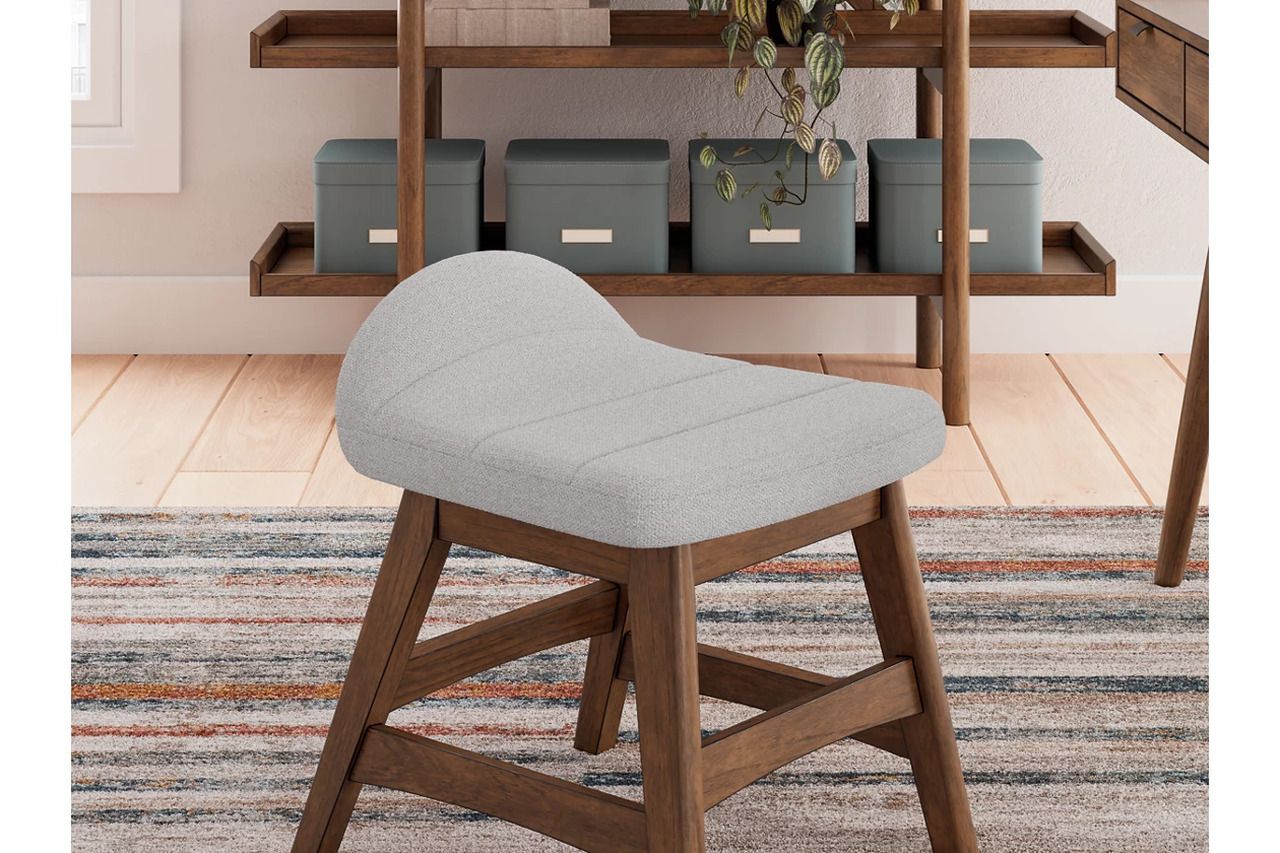 Lyncott Home Office Desk Chair In Gray/Brown H61501