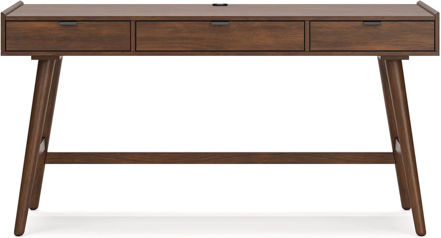 Lyncott 60 Inch Home Office Desk In Brown H61544