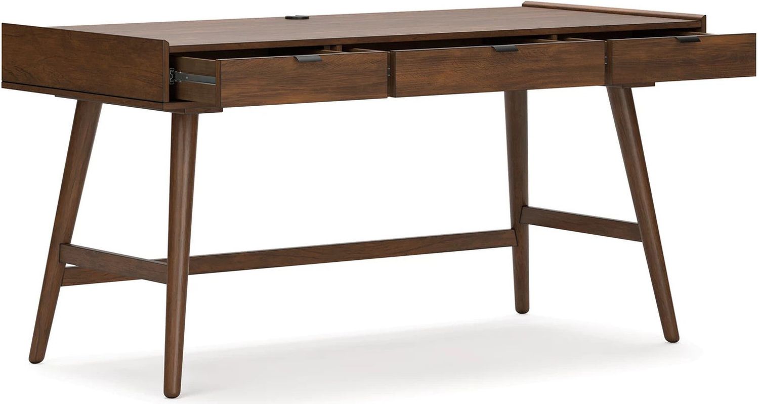 Lyncott 60 Inch Home Office Desk In Brown H61544