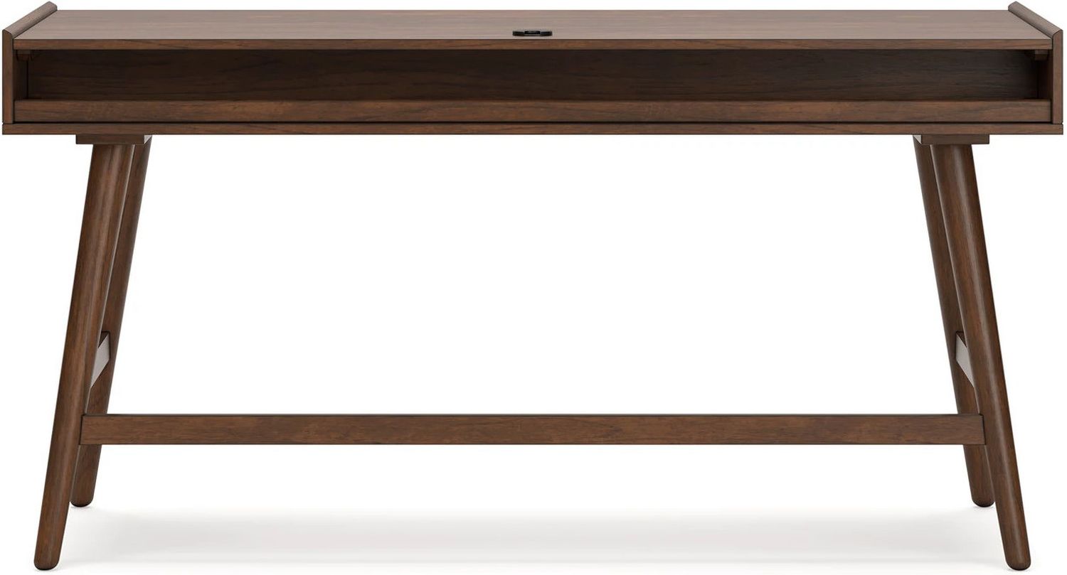Lyncott 60 Inch Home Office Desk In Brown H61544