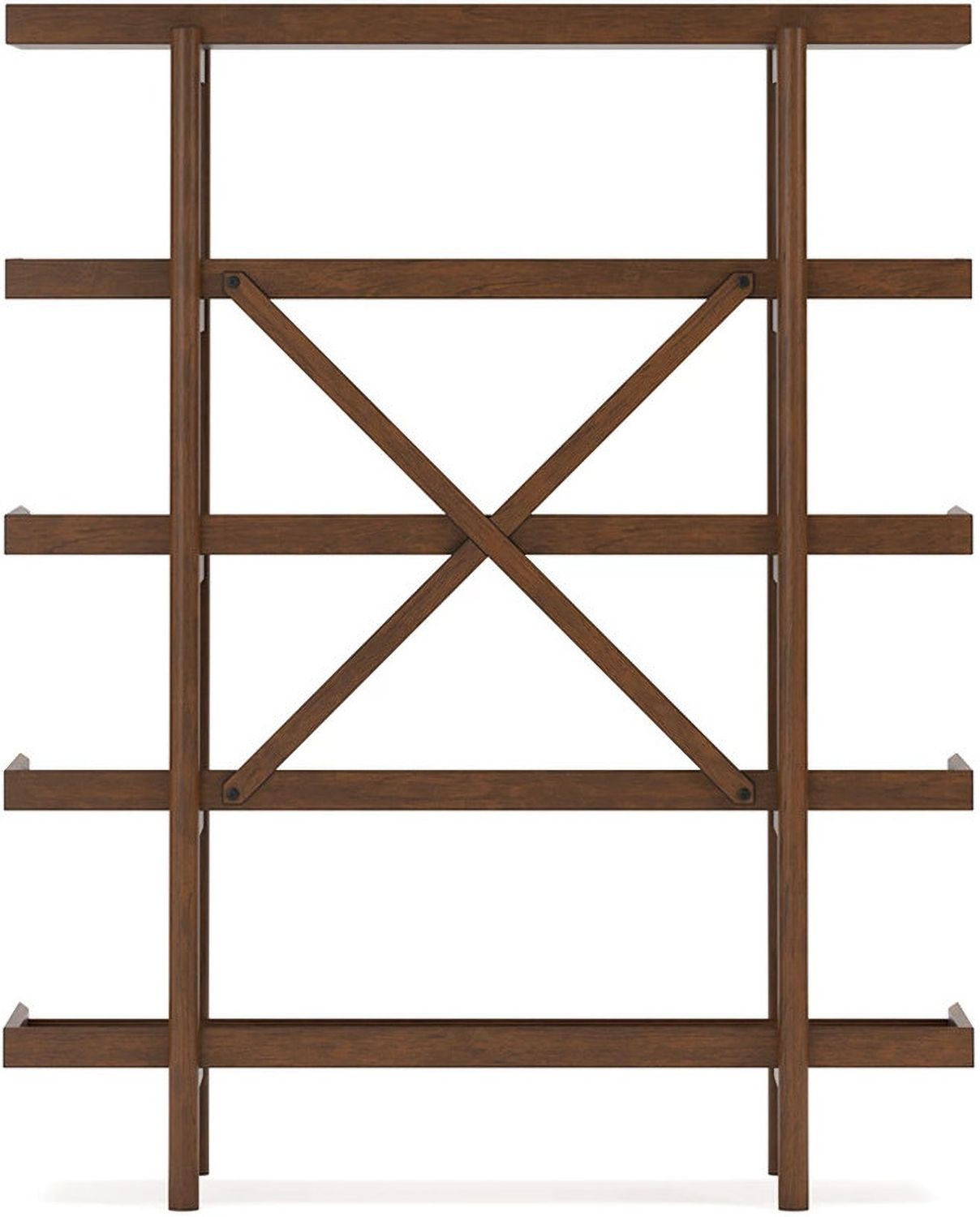 Lyncott 70 Inch Bookcase In Brown H61570