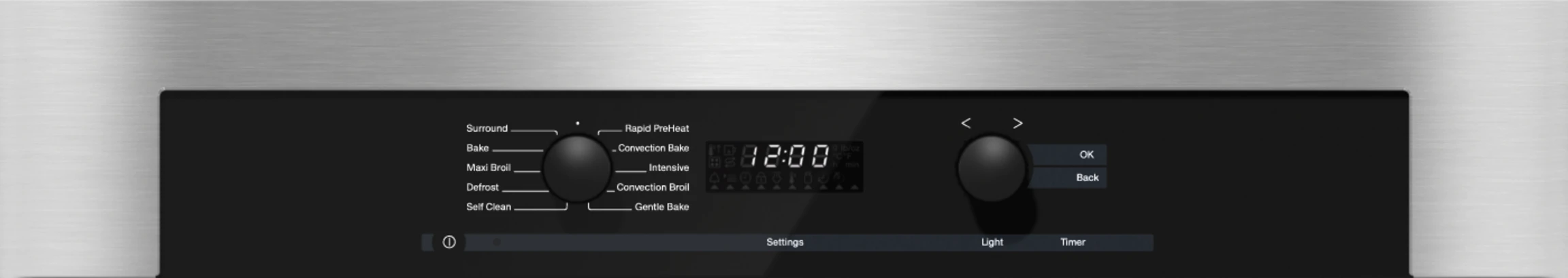 30 Inch Convection Oven with Self Clean for easy cleaning. H6180BP