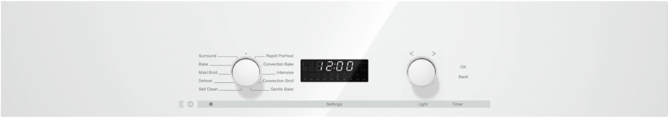 30 Inch Convection Oven with Self Clean for easy cleaning. H6280BP