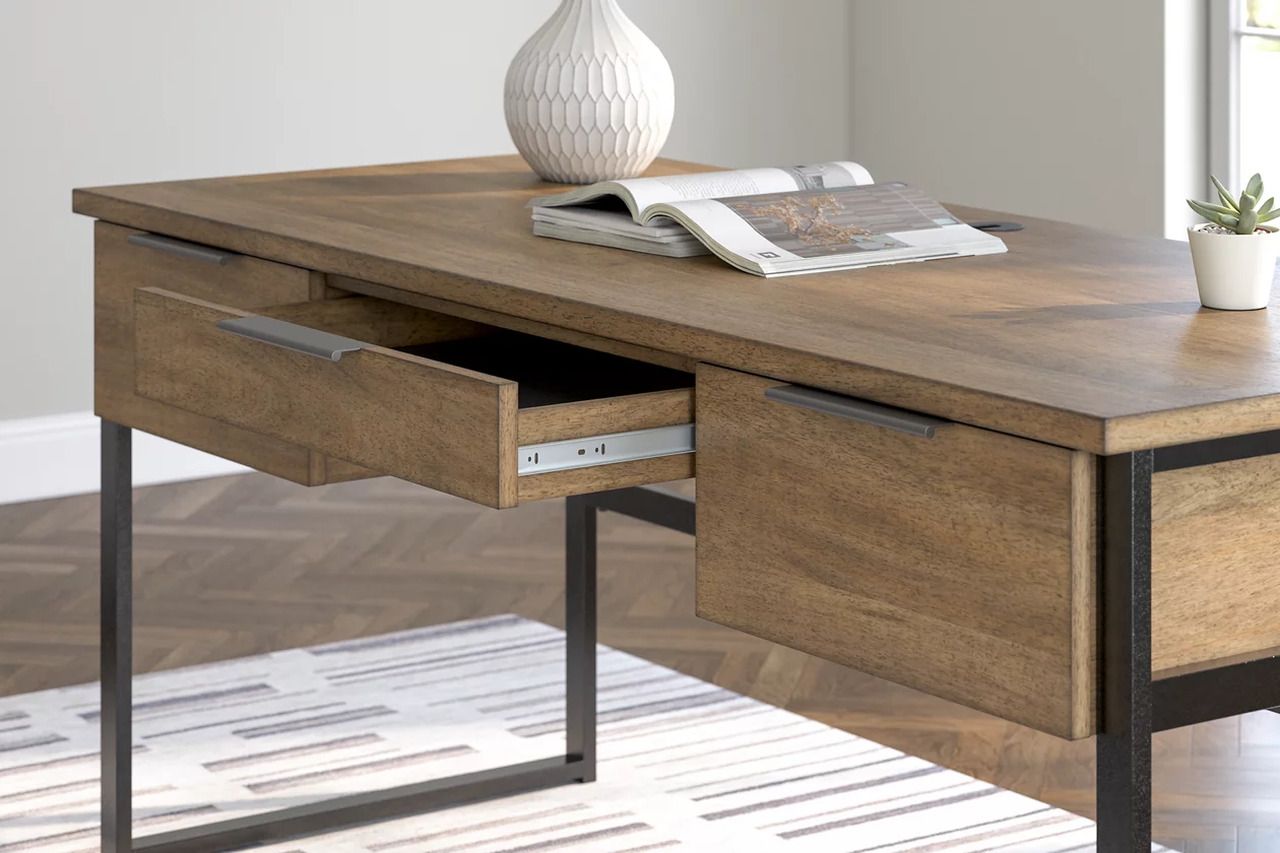 Montia 67 Inch Home Office Desk In Light Brown H63244