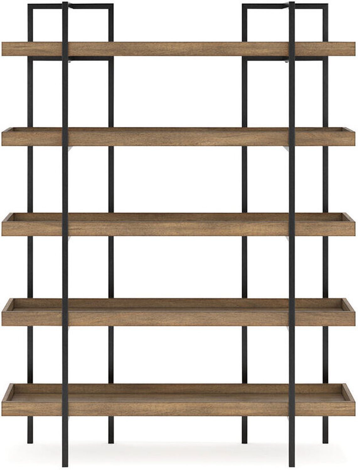 Montia 76 Inch Bookcase In Light Brown H63270