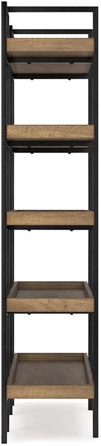 Montia 76 Inch Bookcase In Light Brown H63270