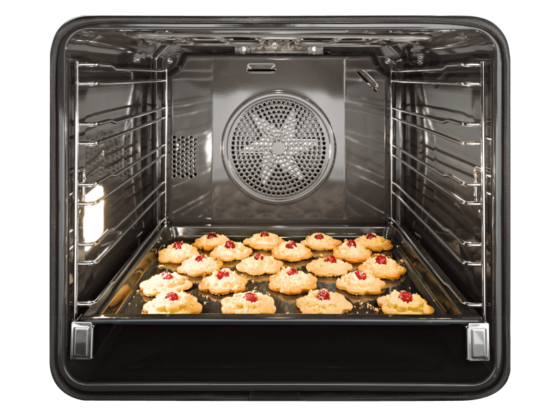 24 Inch Convection Oven with AirClean catalyzer and Roast probe for precise cooking. H6560BPAM
