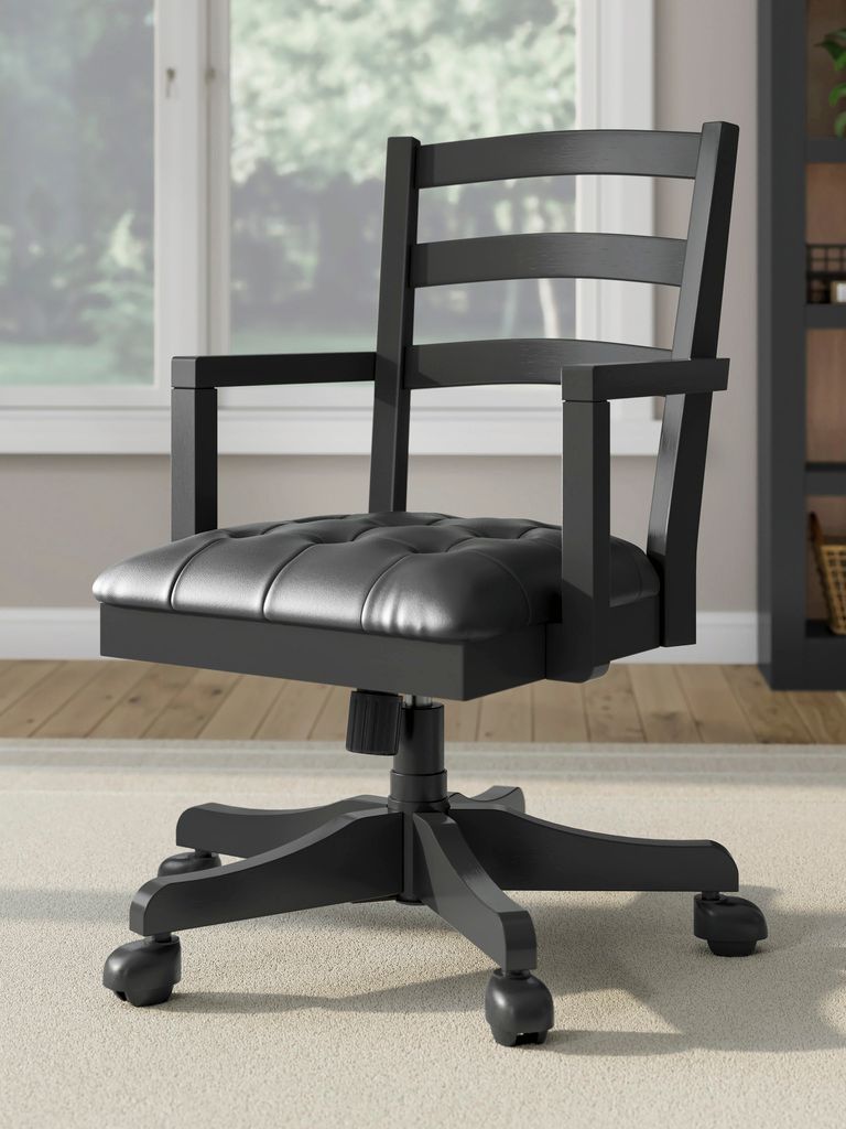 Wildenauer Home Office Desk Chair In Black H66401A