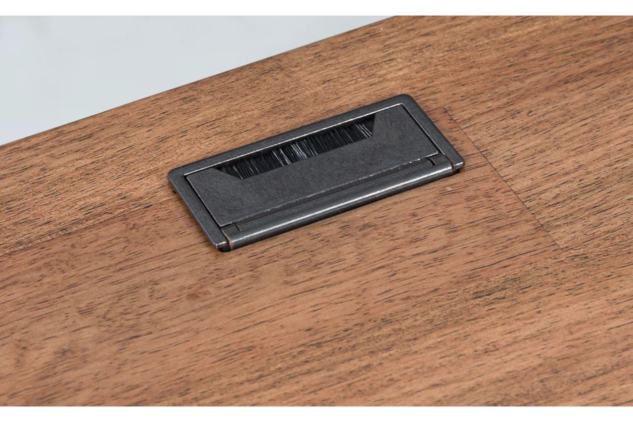 Wildenauer Home Office Desk In Brown and Black H664H2
