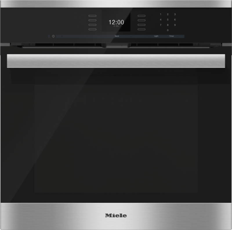 24 Inch Convection Oven with AirClean catalyzer and Roast probe for precise cooking. H6660BPAM