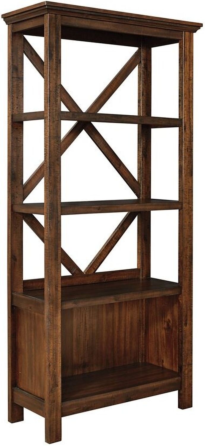 Baldridge Rustic Brown Large Bookcase H67517