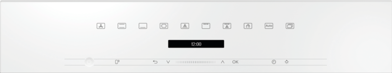 24" oven  with clear text display, connectivity, and Self Clean. H7263BP