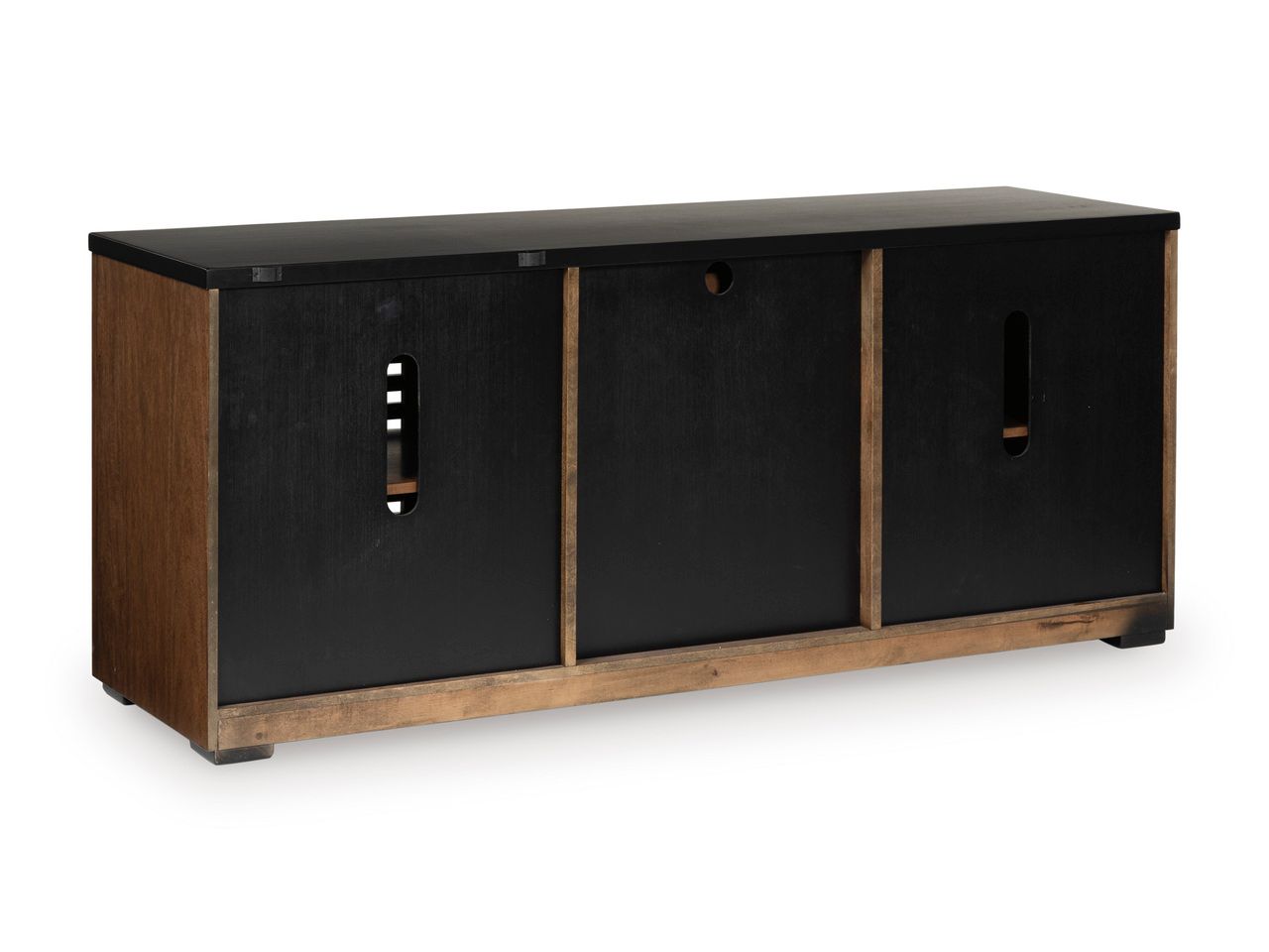 Kallari Credenza In Warm Brown and Black H73760