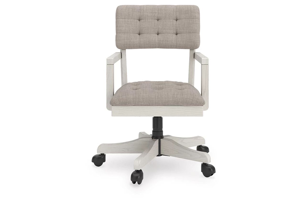Robbinsdale Home Office Desk Chair In Antique White H74201A