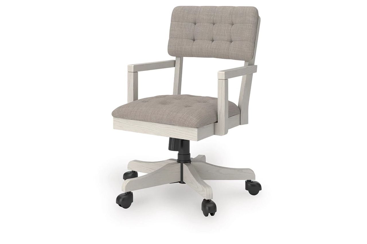 Robbinsdale Home Office Desk Chair In Antique White H74201A