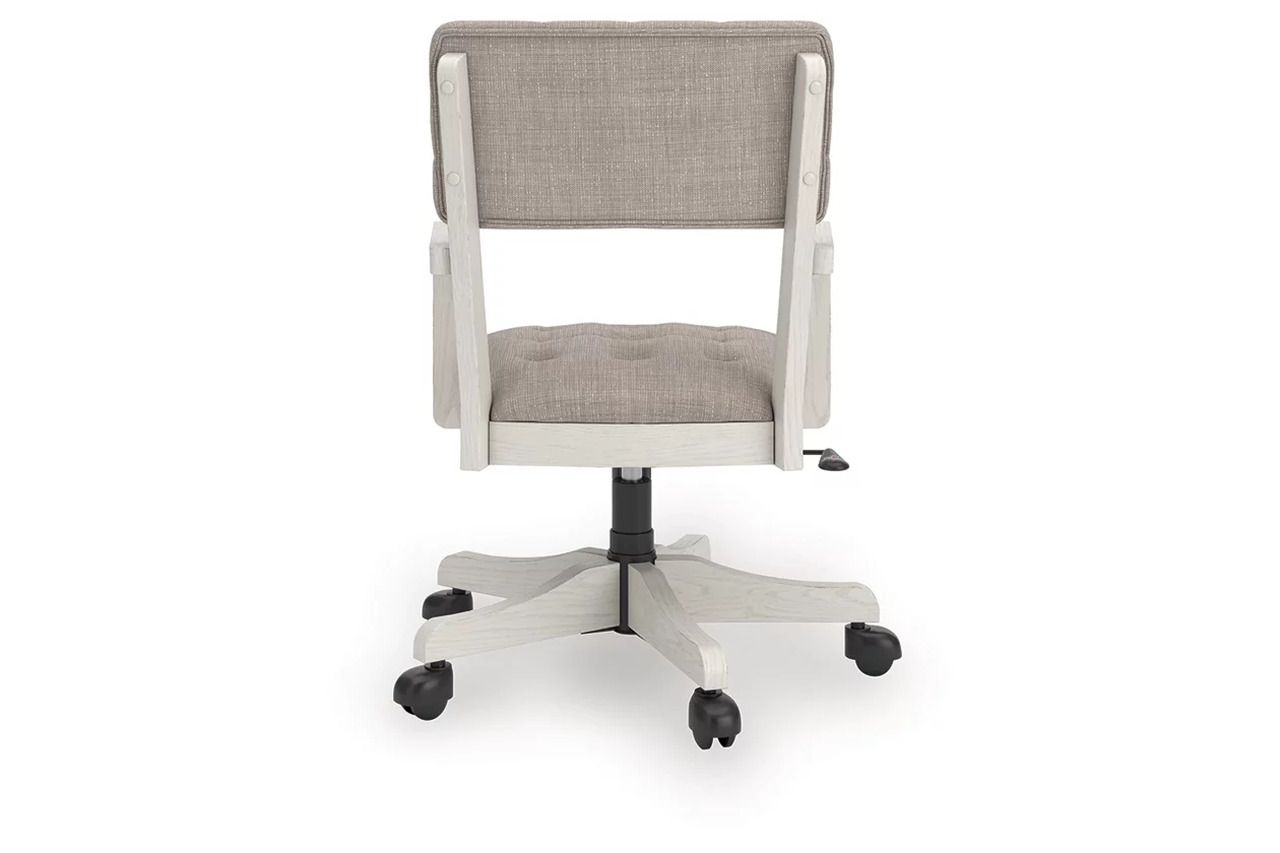Robbinsdale Home Office Desk Chair In Antique White H74201A