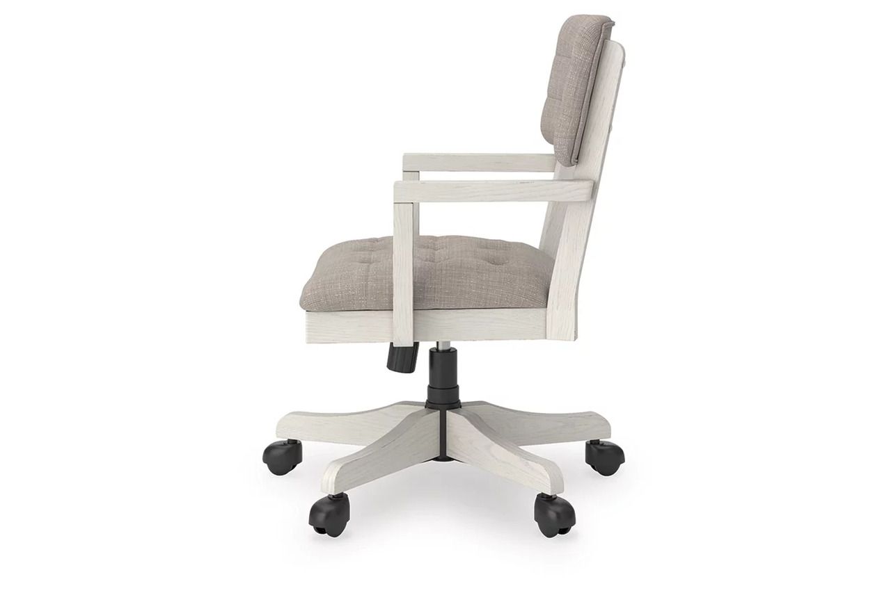 Robbinsdale Home Office Desk Chair In Antique White H74201A