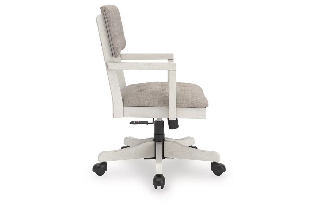Robbinsdale Home Office Desk Chair In Antique White H74201A