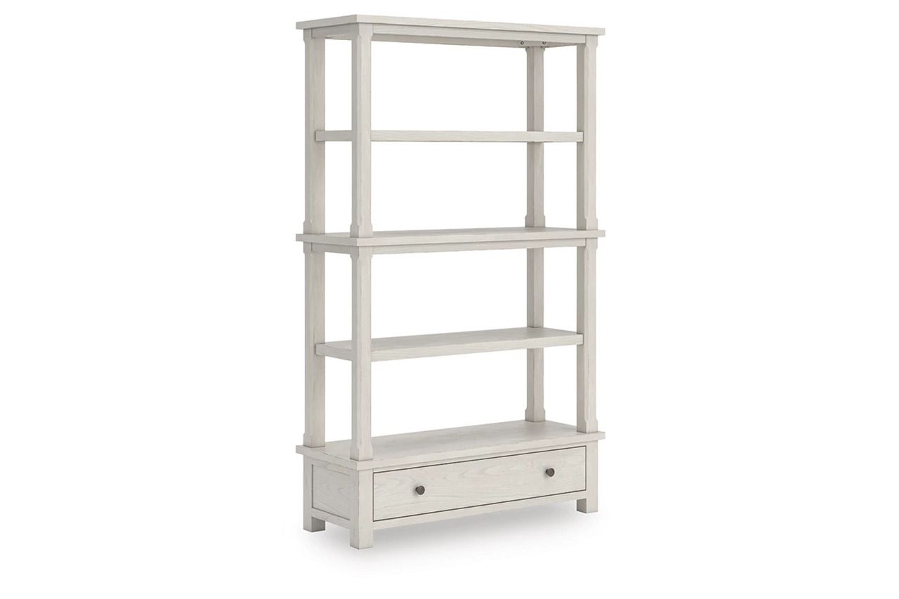 Robbinsdale 75 Inch Bookcase In Antique White H74270