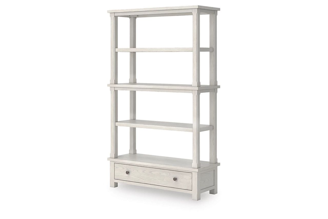 Robbinsdale 75 Inch Bookcase In Antique White H74270
