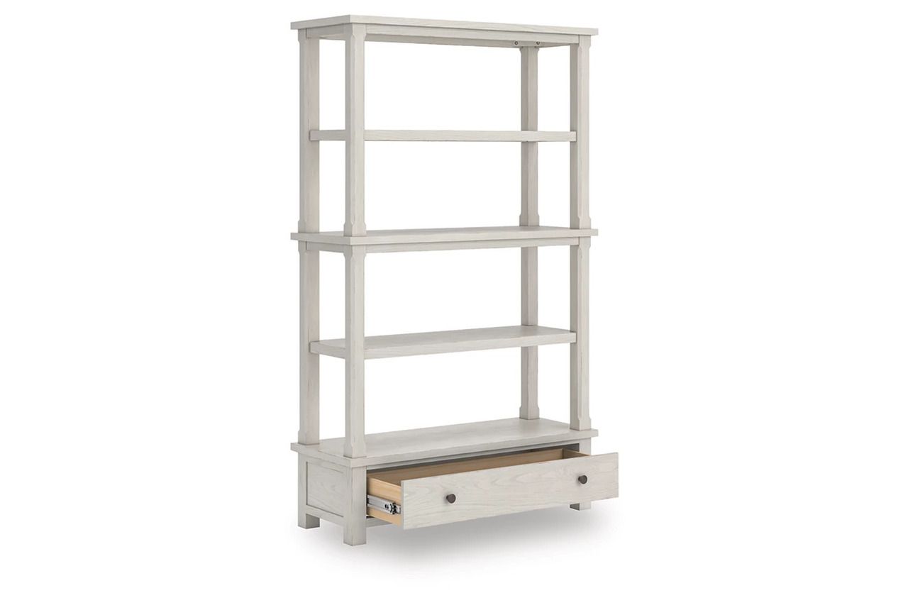 Robbinsdale 75 Inch Bookcase In Antique White H74270