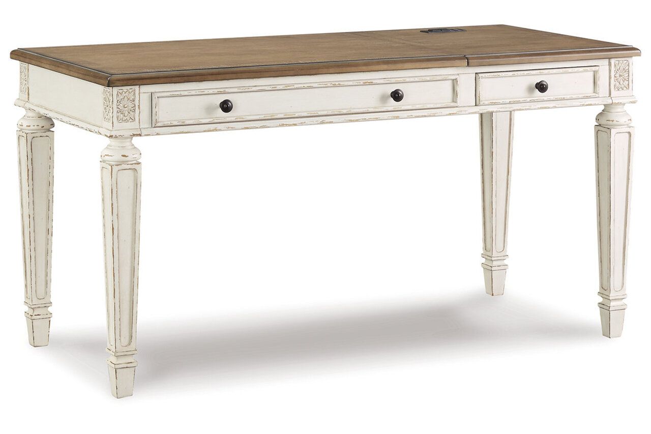 Realyn 60 Inch L-Shaped Home Office Desk H743H2