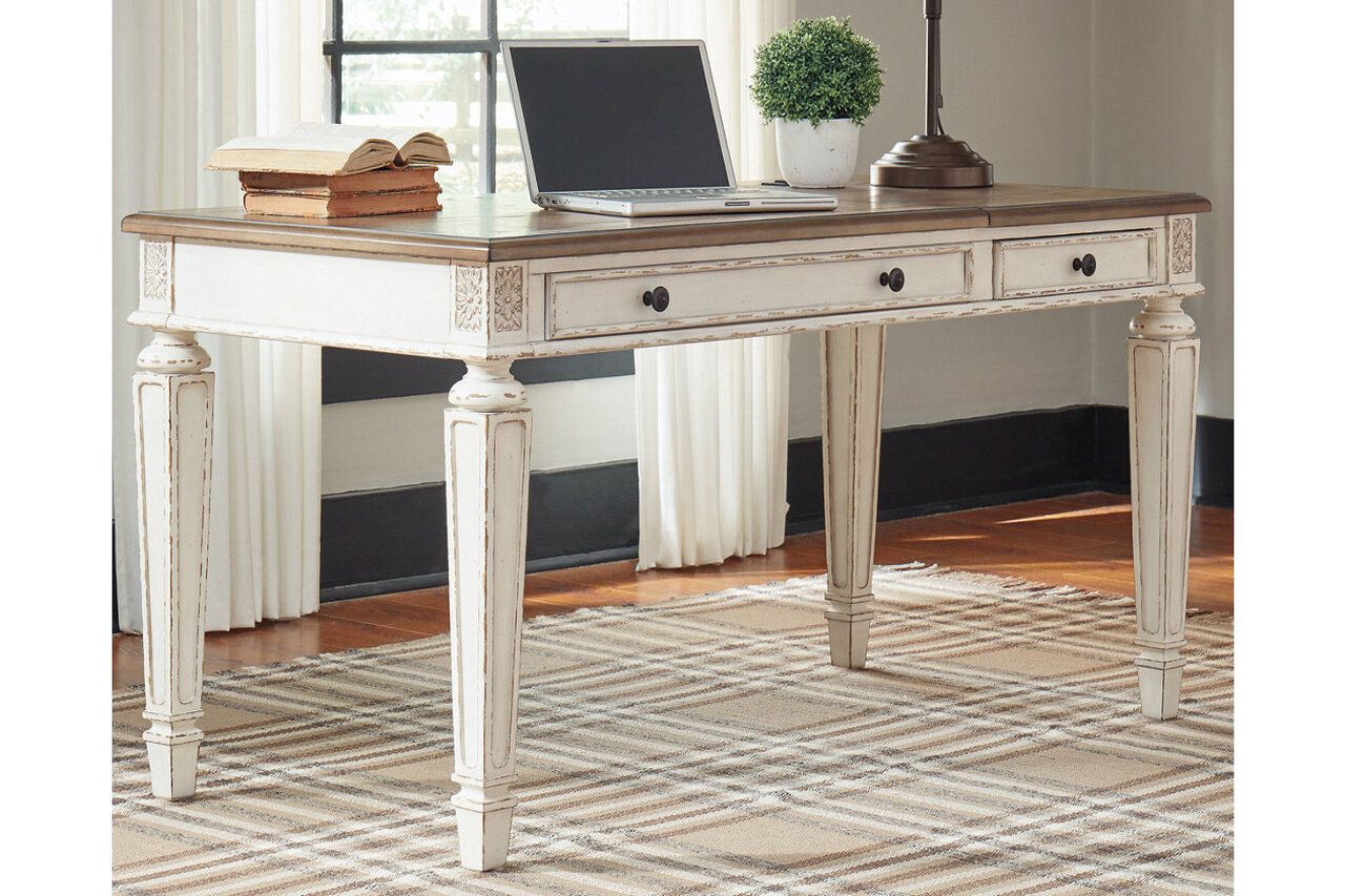 Realyn 60 Inch L-Shaped Home Office Desk H743H2