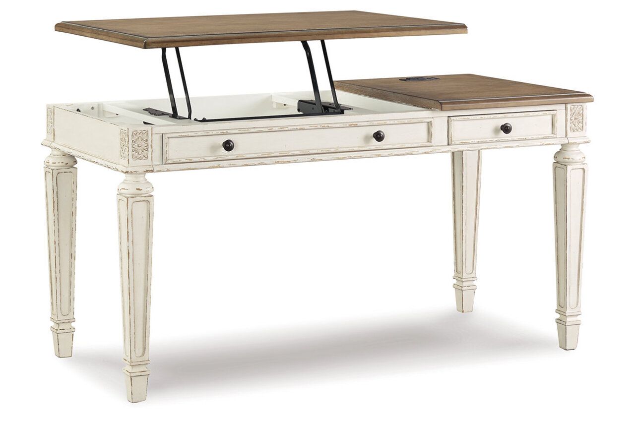 Realyn 60 Inch L-Shaped Home Office Desk H743H2