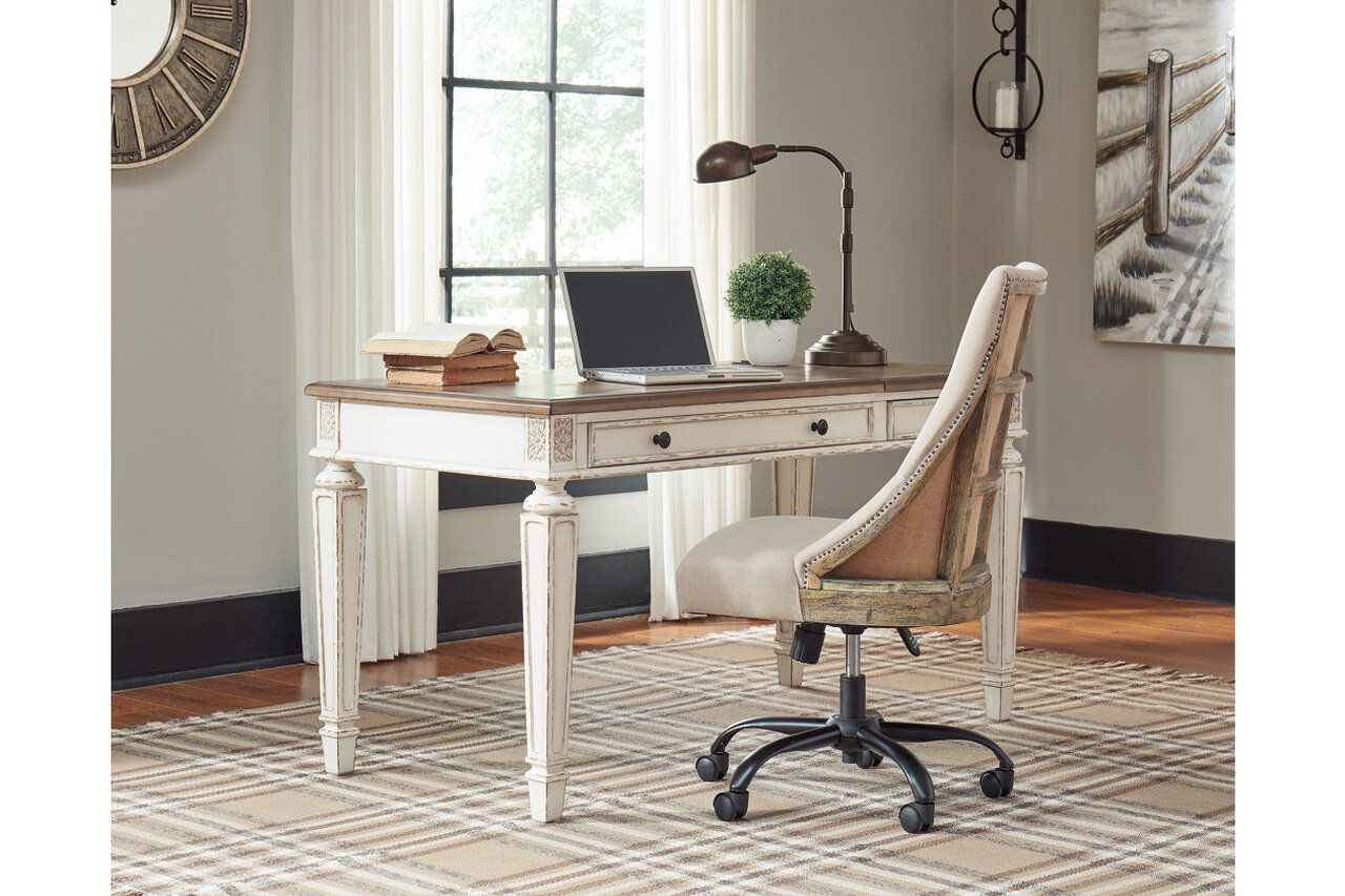 Realyn 60 Inch L-Shaped Home Office Desk H743H2