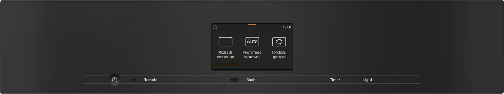 24" VitroLine Single Oven MTouch S (Obsidian Black) H7660BPAMOB