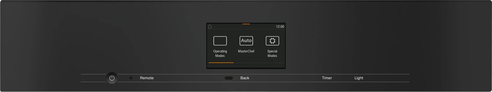 24" VitroLine Single Oven MTouch S (Obsidian Black) H7660BPAMOB
