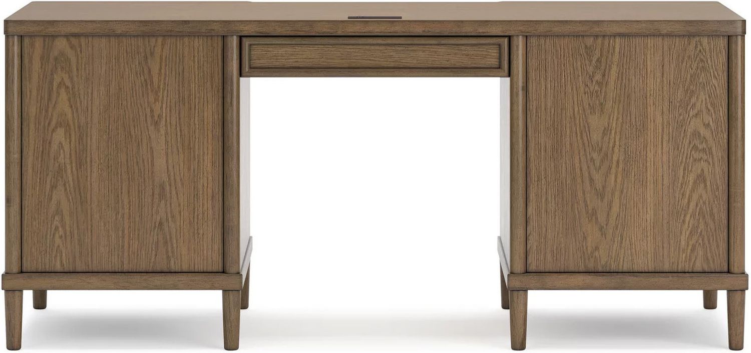 Roanhowe 68 Inch Home Office Desk In Brown H76921
