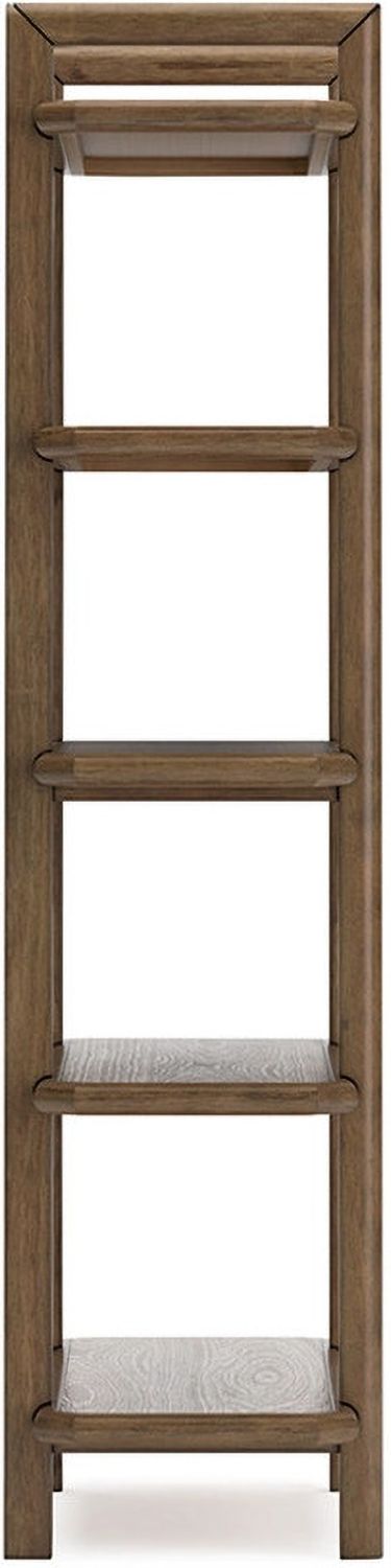 Roanhowe 71 Inch Bookcase In Brown H76970