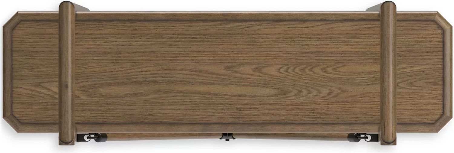Roanhowe 71 Inch Bookcase In Brown H76970