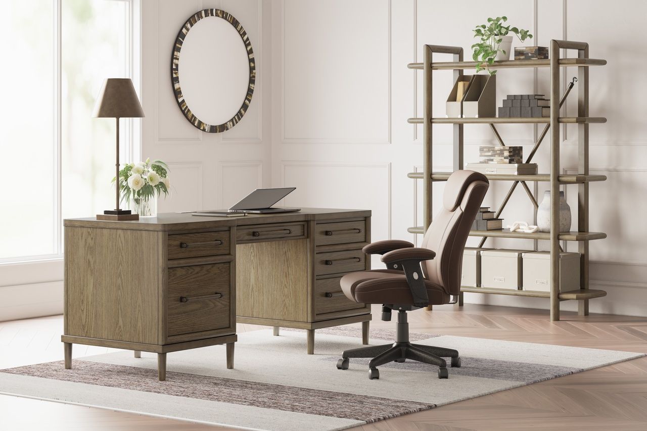 Roanhowe 71 Inch Bookcase In Brown H76970